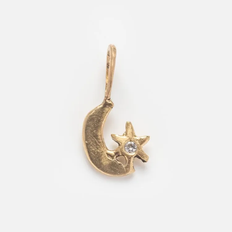 14k Solid Gold Tiny Charms by Acanthus