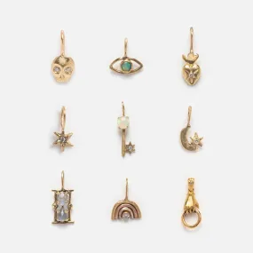 14k Solid Gold Tiny Charms by Acanthus