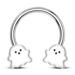 16G Halloween Cute Ghost Septum Ring