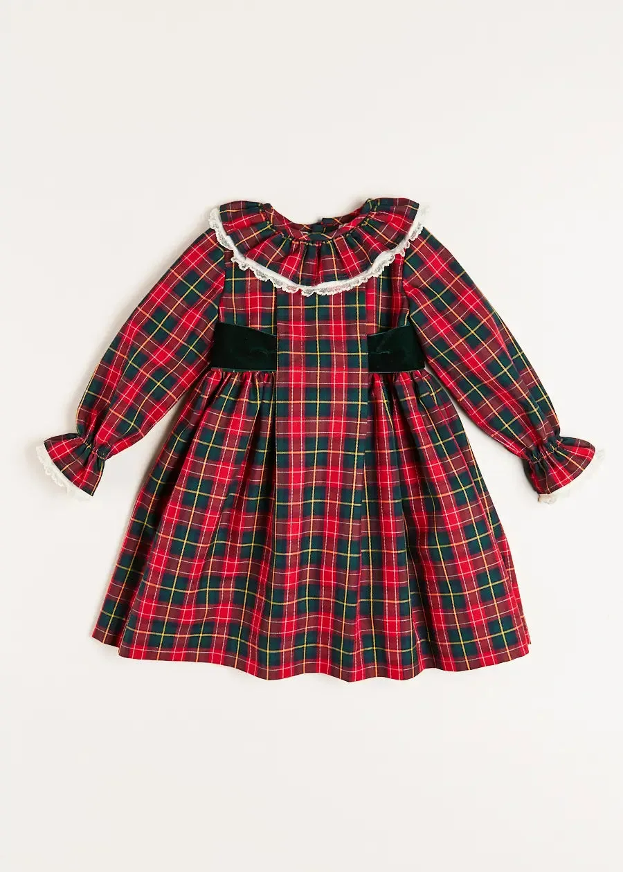 Belgravia Tartan Dress in Red (12mths-10yrs)