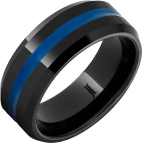 Black Ceramic Wedding Band