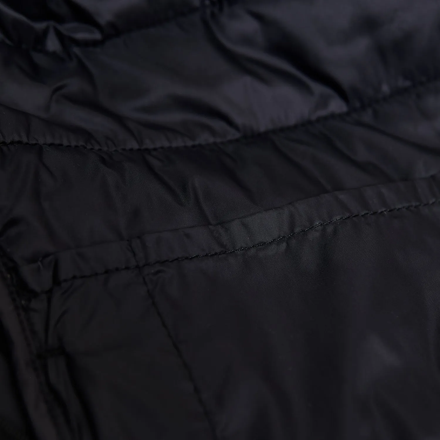 Black Quilted Puffer Jacket