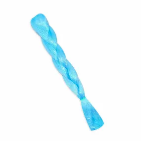 BlueBell Light Blue Pastel With Iridescent Tinsel Jumbo Hair Braid