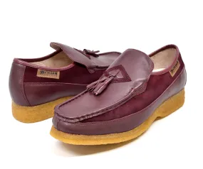 Brooklyn I Leather & Suede Slip-On Shoe with Tassel Detailing