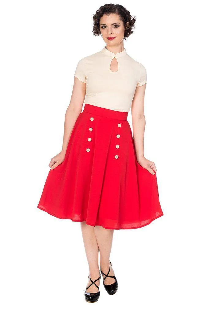 Cute As A Button Skirt