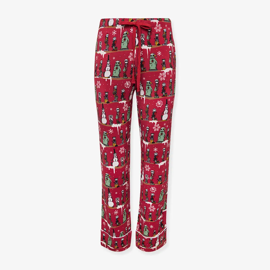 Disney The Nightmare Before Christmas Folly and Fright Women's Relaxed Pant Luxe Loungewear