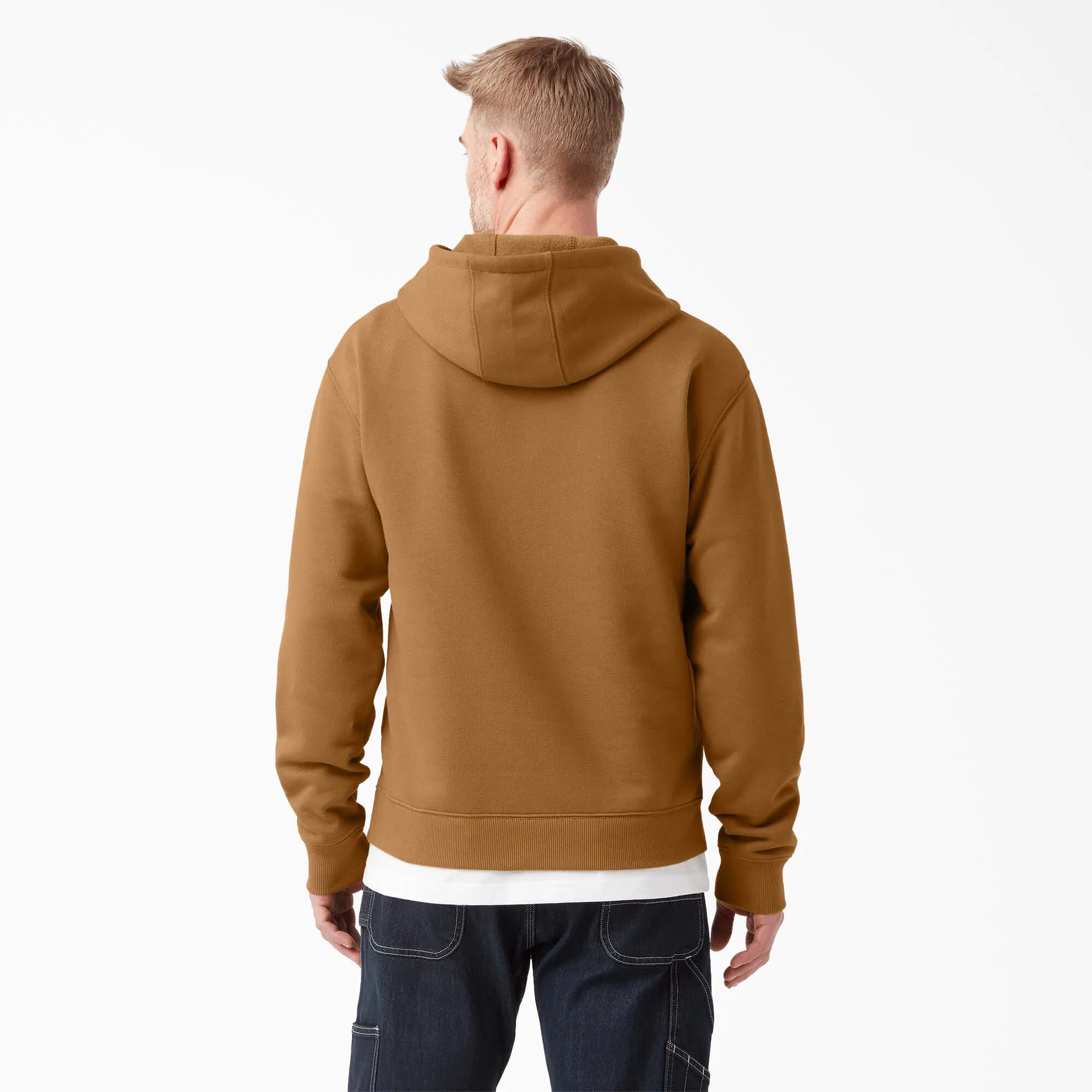 Hoodie - Dickies Water Repellent Tri-Color Logo Hoodie, Brown Duck, TW22ABD