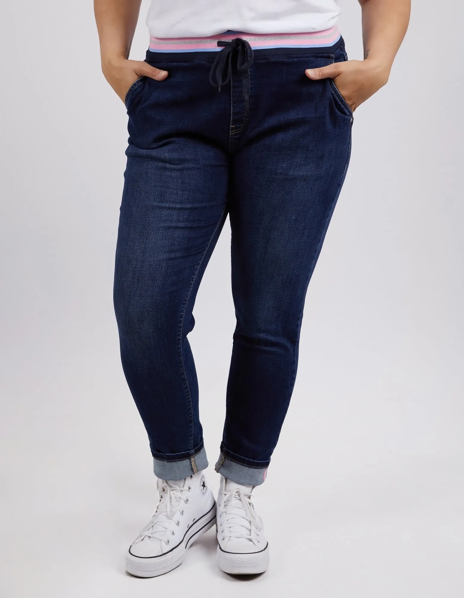 Melody Denim Jogger Indigo