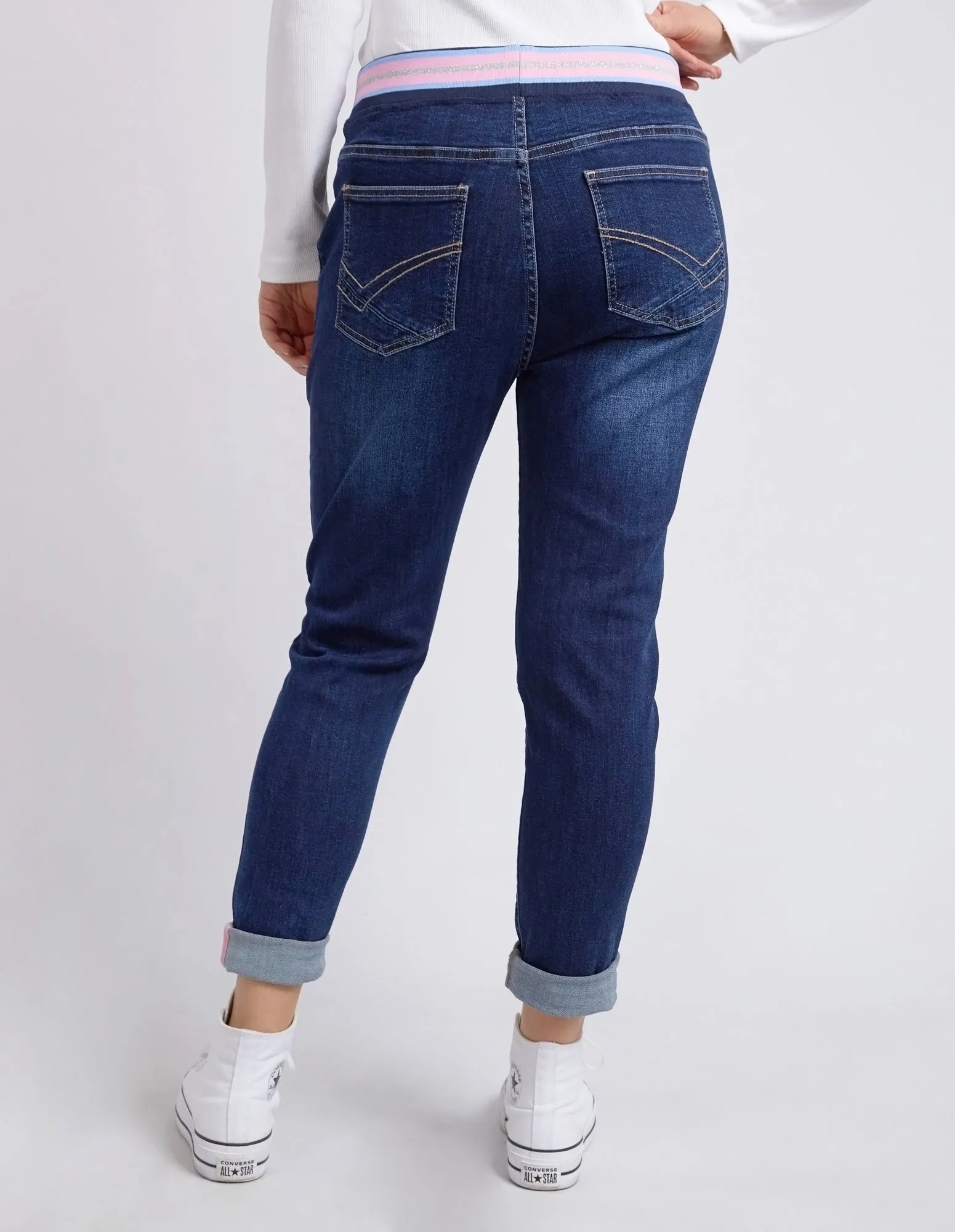 Melody Denim Jogger Indigo