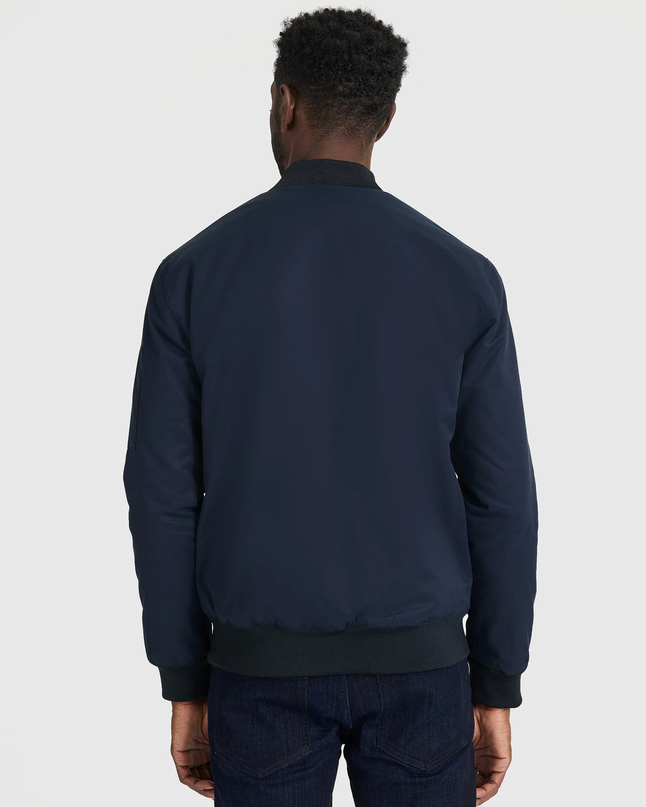 Navy Bomber Jacket