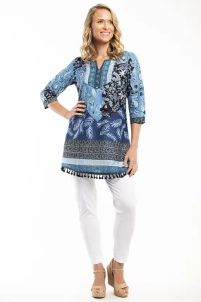 Orientique Crete Cotton Tunic Top