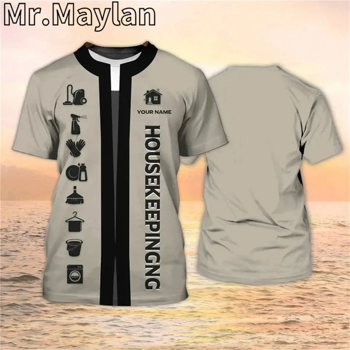 Personalized 3D Housekeeper Life T-Shirt