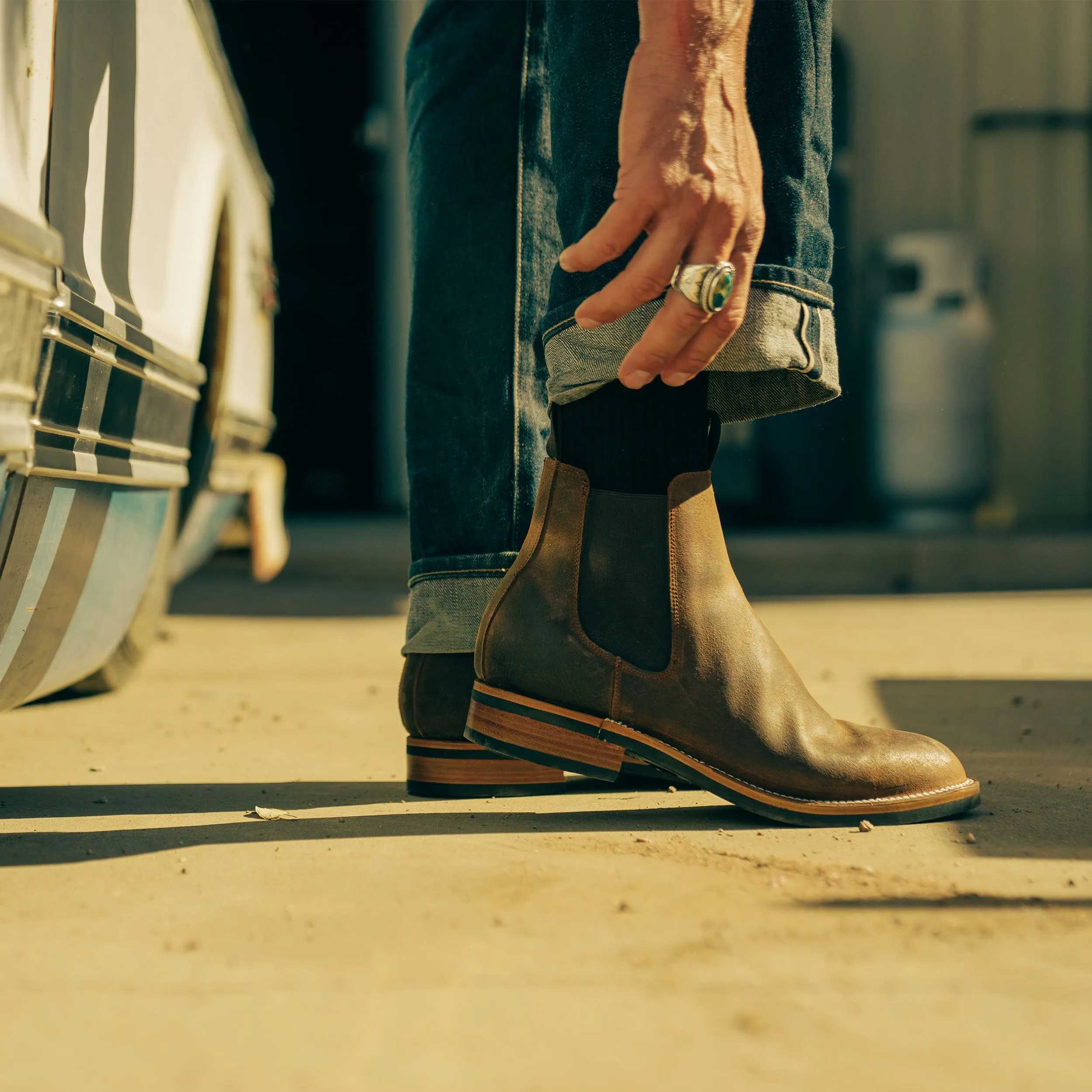 Stitchdown Legion Boot in Rust