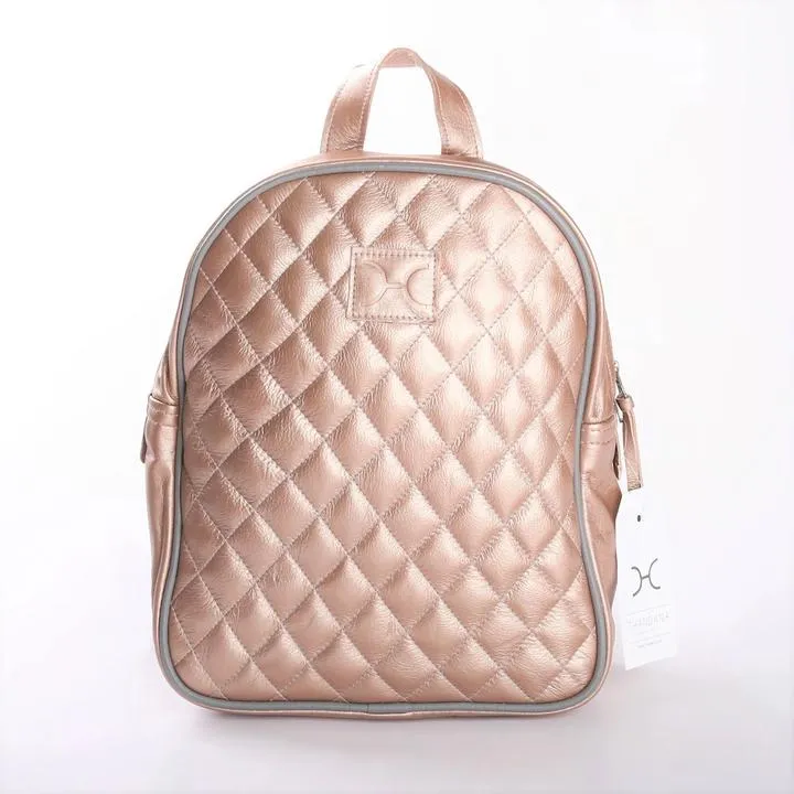 Thandana Jen Metallic Leather Backpack