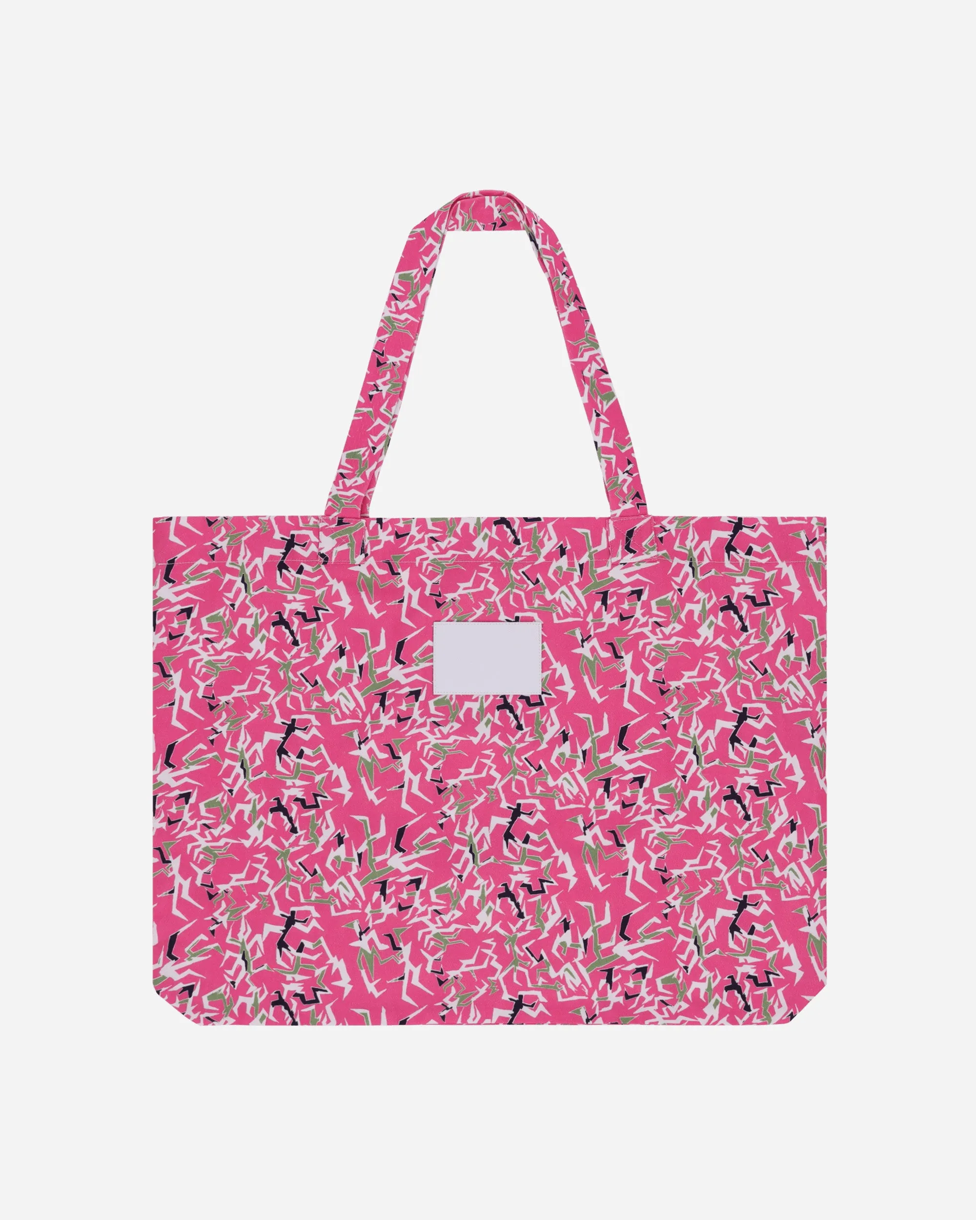 Workwear Floral Tote Bag Pink